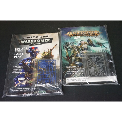 386 - War Gaming - Six Warhammer box sets to include 2 x sealed Age Of Sigmar Vanguard Nighthaunt, 1 x sea... 