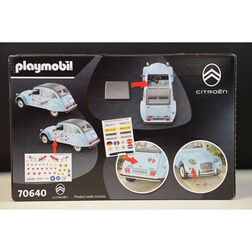 399 - Two boxed Playmobil sets to include sealed 70640 Citroen 2CV & BMW Lifestyle Kids sealed contents (B... 