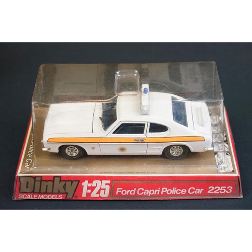 1200 - 11 Boxed Dinky diecast models to include 956 Turntable Fire Escape, 439 Ford D800 Snowplough And Tip... 