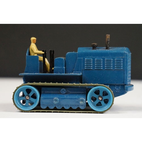 1201 - Two boxed Dinky Supertoys diecast models to include 563 Blaw Knox Heavy Tractor in dark blue body, m... 