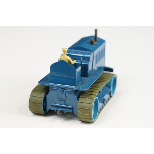 1201 - Two boxed Dinky Supertoys diecast models to include 563 Blaw Knox Heavy Tractor in dark blue body, m... 