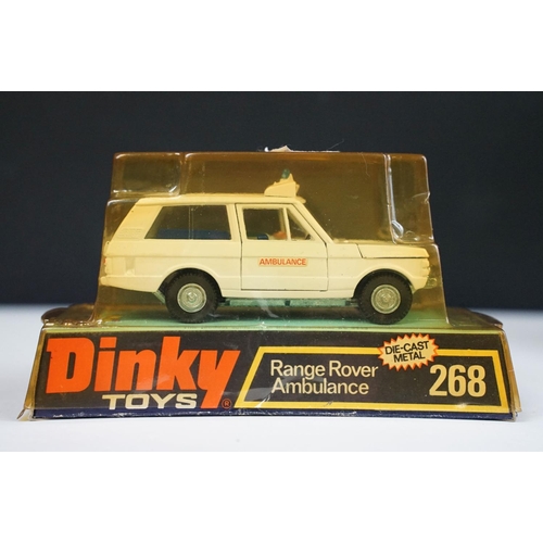 1202 - Four boxed Dinky emergency service diecast models to include 270 Ford Escort Panda Police Car, 268 R... 