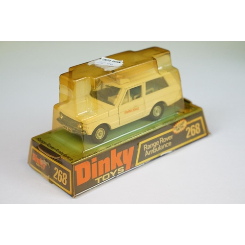 1202 - Four boxed Dinky emergency service diecast models to include 270 Ford Escort Panda Police Car, 268 R... 