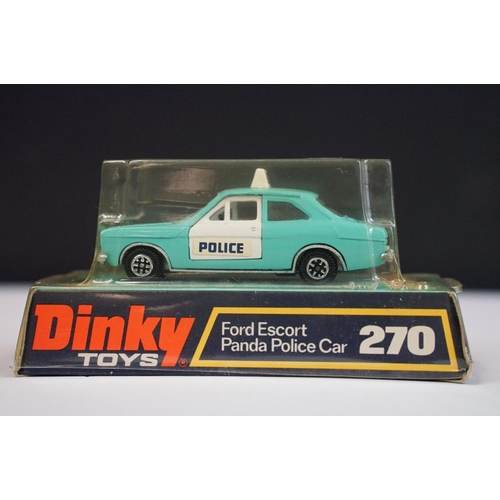 1202 - Four boxed Dinky emergency service diecast models to include 270 Ford Escort Panda Police Car, 268 R... 