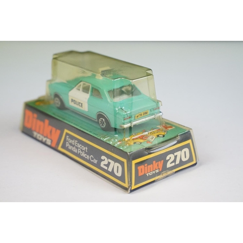 1202 - Four boxed Dinky emergency service diecast models to include 270 Ford Escort Panda Police Car, 268 R... 