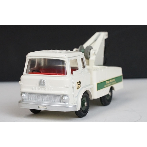 1205 - Four boxed Dinky diecast commercial models to include French 589 Berliet (diecast vg, box end flap l... 