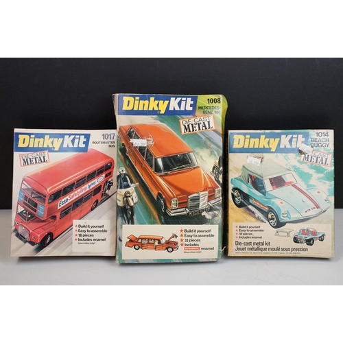 1207 - Three boxed Dinky Kit diecast models to include 1014 Beach Buggy, 1008 Mercedes Benz 600 and 1017 Ro... 