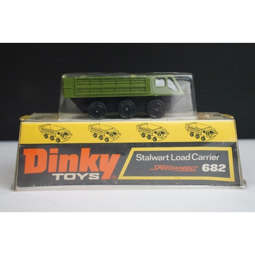 1208 - Five boxed Dinky military diecast models to include 601 Austin Para-Moke, 680 Ferret Armoured Car, 6... 