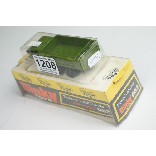 1208 - Five boxed Dinky military diecast models to include 601 Austin Para-Moke, 680 Ferret Armoured Car, 6... 