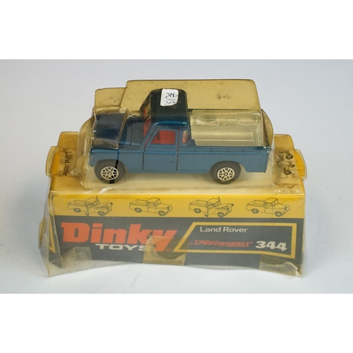 1213 - 12 Boxed Dinky diecast models to include 2 x 282 Land Rover Fire Appliance, 296 Duple Viceroy 37 Lux... 