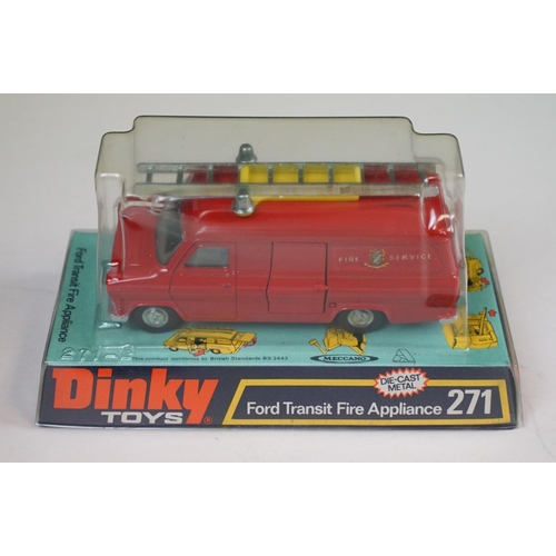 1213 - 12 Boxed Dinky diecast models to include 2 x 282 Land Rover Fire Appliance, 296 Duple Viceroy 37 Lux... 