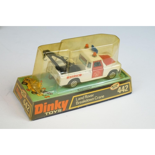 12 Boxed Dinky diecast models to include 2 x 282 Land Rover Fire ...