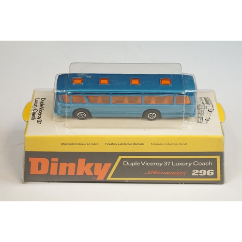 1213 - 12 Boxed Dinky diecast models to include 2 x 282 Land Rover Fire Appliance, 296 Duple Viceroy 37 Lux... 