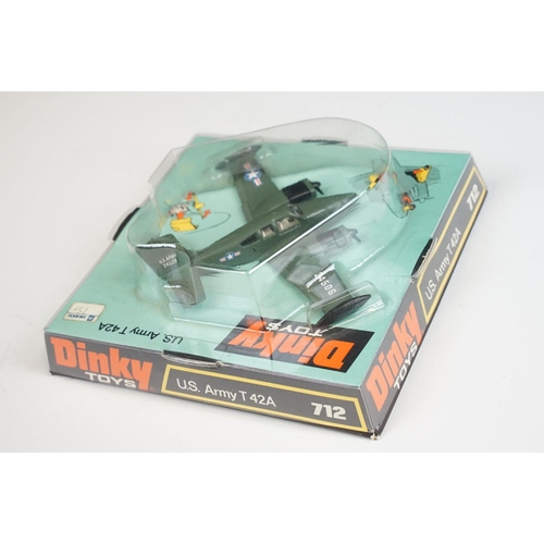 1215 - Three boxed Dinky diecast model planes to include 733 F-4K Phantom II Der Bundesluftwaffe, 712 US Ar... 