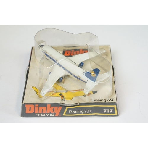 1215 - Three boxed Dinky diecast model planes to include 733 F-4K Phantom II Der Bundesluftwaffe, 712 US Ar... 