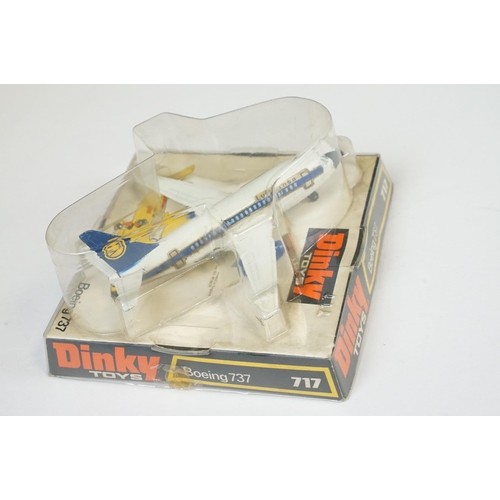 1215 - Three boxed Dinky diecast model planes to include 733 F-4K Phantom II Der Bundesluftwaffe, 712 US Ar... 