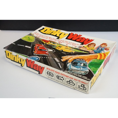 1217 - Boxed Dinky 240 Dinky Way Roadway Gift Set, complete with 4 x cars featuring Mini Clubman Police Car... 