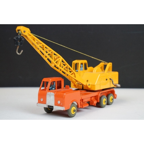 1220 - Five boxed Dinky commercial diecast model to include Supertoys 972 20 Ton Lorry Mounted Coles Crane,... 