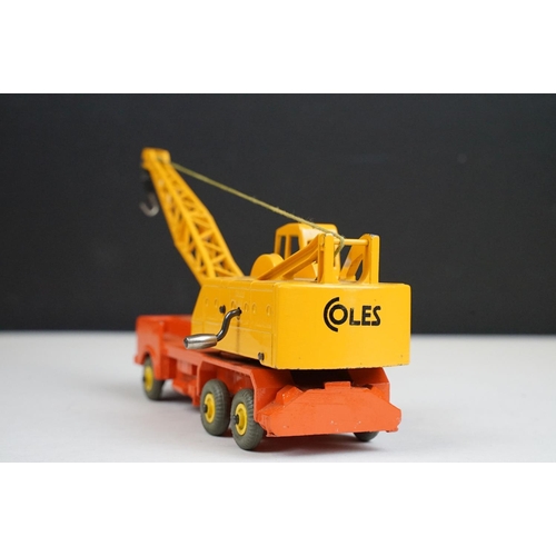 1220 - Five boxed Dinky commercial diecast model to include Supertoys 972 20 Ton Lorry Mounted Coles Crane,... 