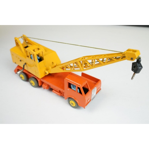 1220 - Five boxed Dinky commercial diecast model to include Supertoys 972 20 Ton Lorry Mounted Coles Crane,... 