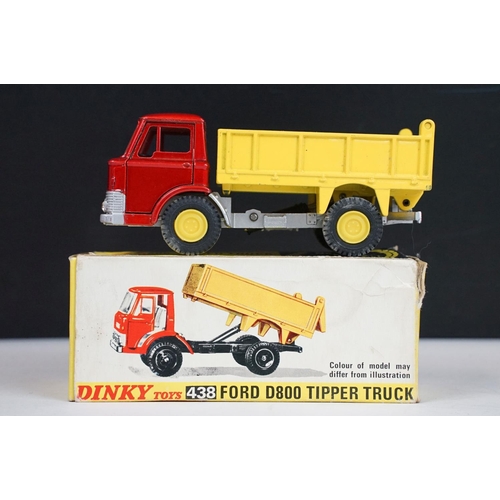 1220 - Five boxed Dinky commercial diecast model to include Supertoys 972 20 Ton Lorry Mounted Coles Crane,... 