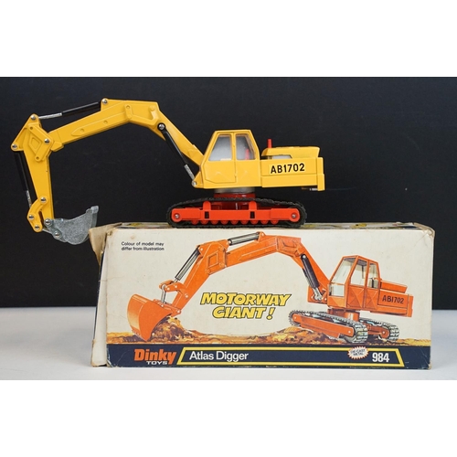 1220 - Five boxed Dinky commercial diecast model to include Supertoys 972 20 Ton Lorry Mounted Coles Crane,... 