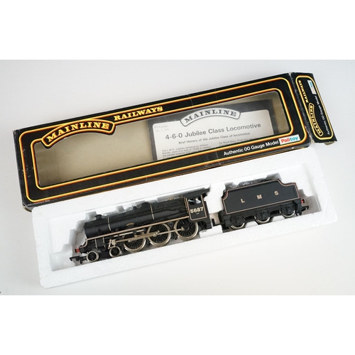 279 - Five boxed OO gauge locomotives to include 2 x Palitoy Mainline (37-074 4-6-0 Jubilee Class 5XP LMS ... 