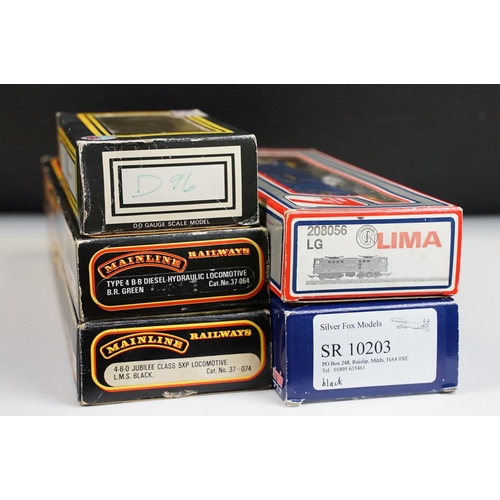 279 - Five boxed OO gauge locomotives to include 2 x Palitoy Mainline (37-074 4-6-0 Jubilee Class 5XP LMS ... 