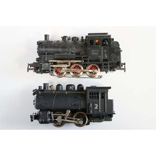 289 - 13 Fleischmann & Marklin HO gauge locomotives, mainly 0-6-0 engines, featuring DB line