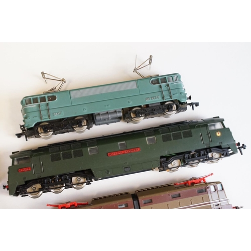 295 - Eight OO gauge locomotives to include Hornby ACHO SNCF BB16009, 2 x Liliput Western Crusader, Lima M... 