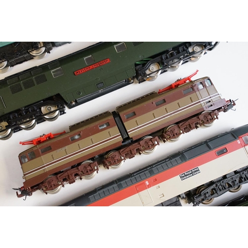 295 - Eight OO gauge locomotives to include Hornby ACHO SNCF BB16009, 2 x Liliput Western Crusader, Lima M... 