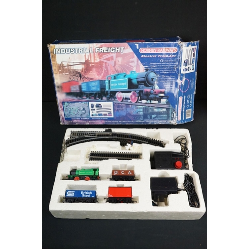 299 - Two boxed Hornby OO gauge electric train sets to include R1101 The Blue Highlander (complete) and R1... 