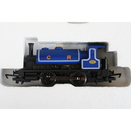 299 - Two boxed Hornby OO gauge electric train sets to include R1101 The Blue Highlander (complete) and R1... 