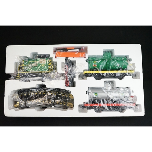 313 - Boxed Aristo Craft Trains 1 gauge 1:29 scale Lil Critter Train Set with BP locomotive and rolling st... 