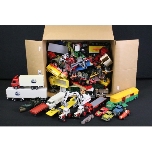 1191 - Large collection of diecast models to include Crescent, Tekno, Siku, Corgi, Western Models, Timpo et... 