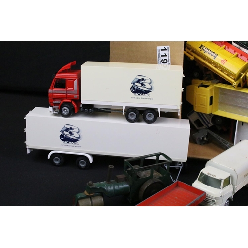 1191 - Large collection of diecast models to include Crescent, Tekno, Siku, Corgi, Western Models, Timpo et... 