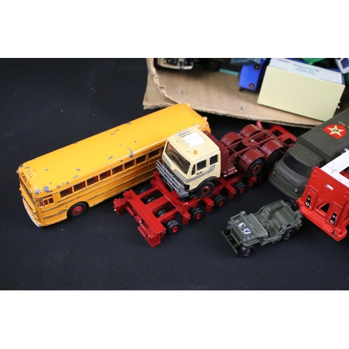 1193 - Collection of Mid 20th C onwards diecast & plastic models to include Tekno, Corgi, Dinky, No Rev, Ma... 