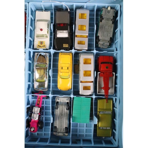 1194 - Matchbox Carry Case containing 48 diecast models to include Matchbox models featuring 22 Fireman Int... 