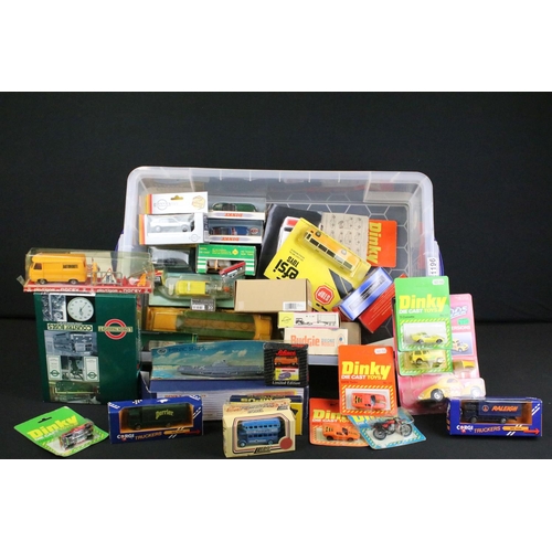 1196 - 42 Boxed / cased / carded diecast models to include 9 x carded Dinky models to include 117 TV Corvet... 