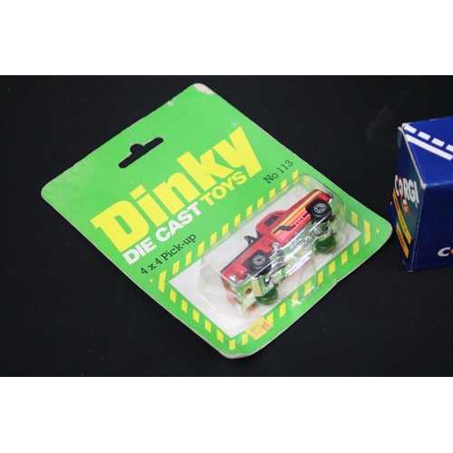 1196 - 42 Boxed / cased / carded diecast models to include 9 x carded Dinky models to include 117 TV Corvet... 