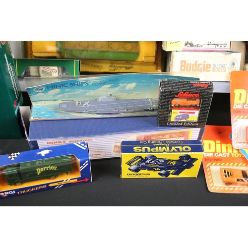 1196 - 42 Boxed / cased / carded diecast models to include 9 x carded Dinky models to include 117 TV Corvet... 