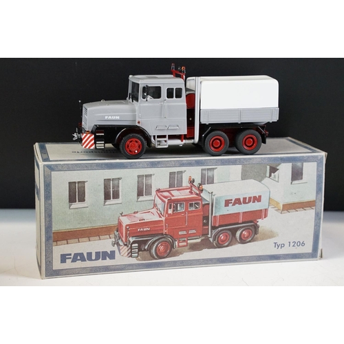 1178 - Four boxed NZG construction diecast models to include No. 440 O&K Typ L651 crane in red, No. 409 Kae... 