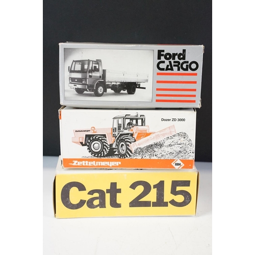 1180 - Seven boxed NZG construction diecast models to include No. 145 Atlas AB 2002 Swing Shovel Excavator,... 