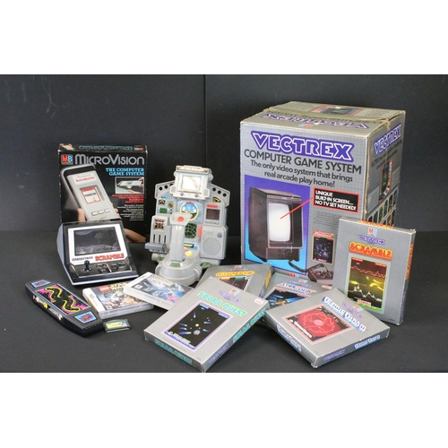 Retro Gaming - Boxed MB Vectrex Computer Game System complete with ...