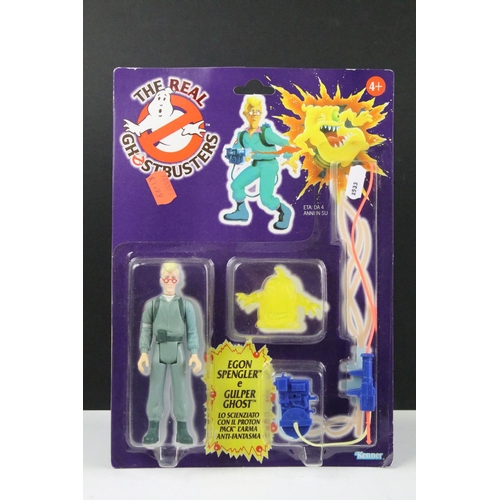 459 - Ghostbusters - Two original carded Kenner German The Real Ghostbusters figures to include Egon Speng... 