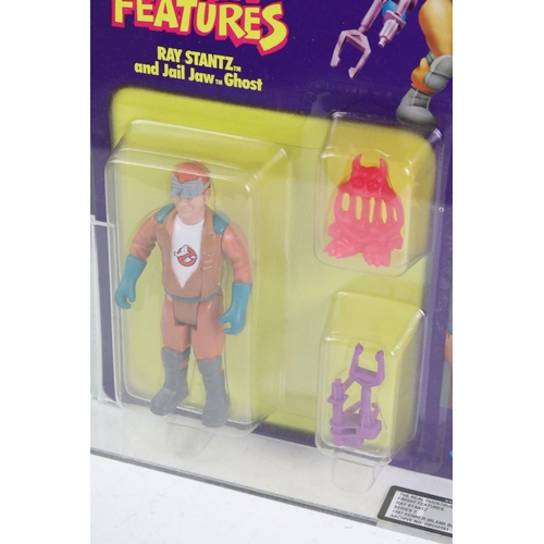 461 - UKG graded cased Kenner The Real Ghostbusters Series 3 Ray Stantz and Jail Jaw Ghost carded figure (... 