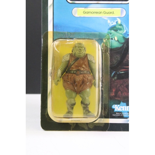 465 - Star Wars - Two carded Kenner Star Wars Return Of The Jedi figures featuring Gamorrean Guard and Log... 