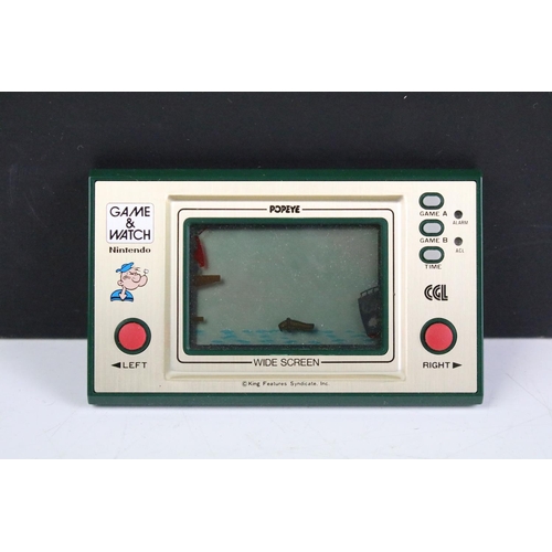 468 - Boxed Nintendo Game & Watch Popeye handheld console, with original paperwork, no batteries, appearin... 