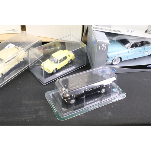 1073A - Collection of various boxed and unboxed diecast models to include Franklin Mint models featuring 195... 