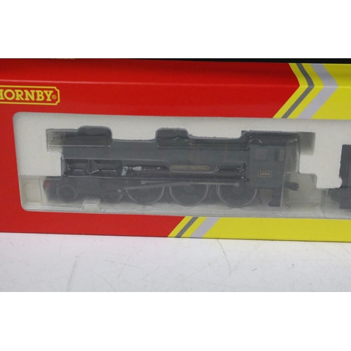 207 - Five boxed Hornby OO gauge locomotives to include R2937 GWR County of Cornwall No 1006, R2539 BR 0-4... 